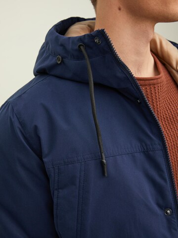 JACK & JONES Zimní parka 'Winner' – modrá