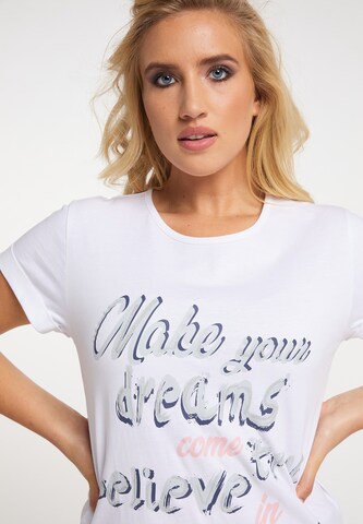 T-shirt 'Hughes' BRUNO BANANI en blanc