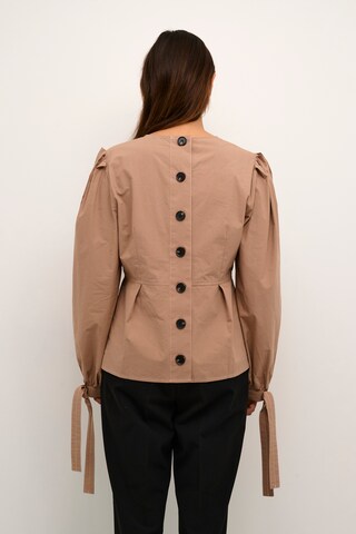 KAREN BY SIMONSEN Bluse 'Klara' in Beige