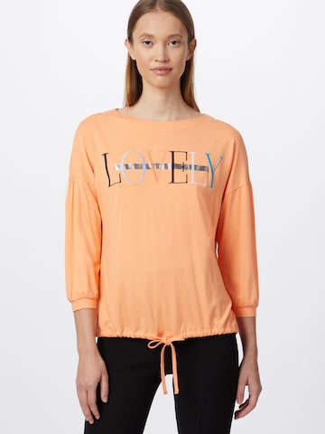 STREET ONE Majica | oranžna barva: sprednja stran