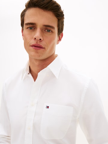 TOMMY HILFIGER Regular fit Overhemd in Wit
