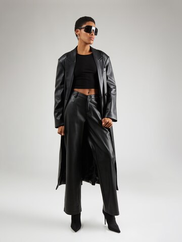 Wide Leg Pantalon QS en noir