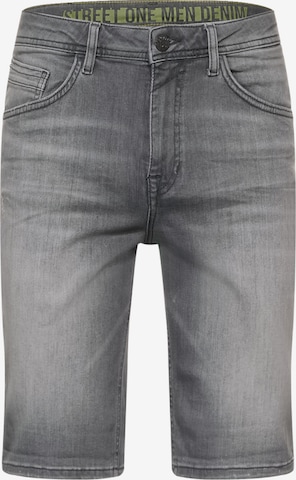 Street One MEN Regular Jeans in Grey: front