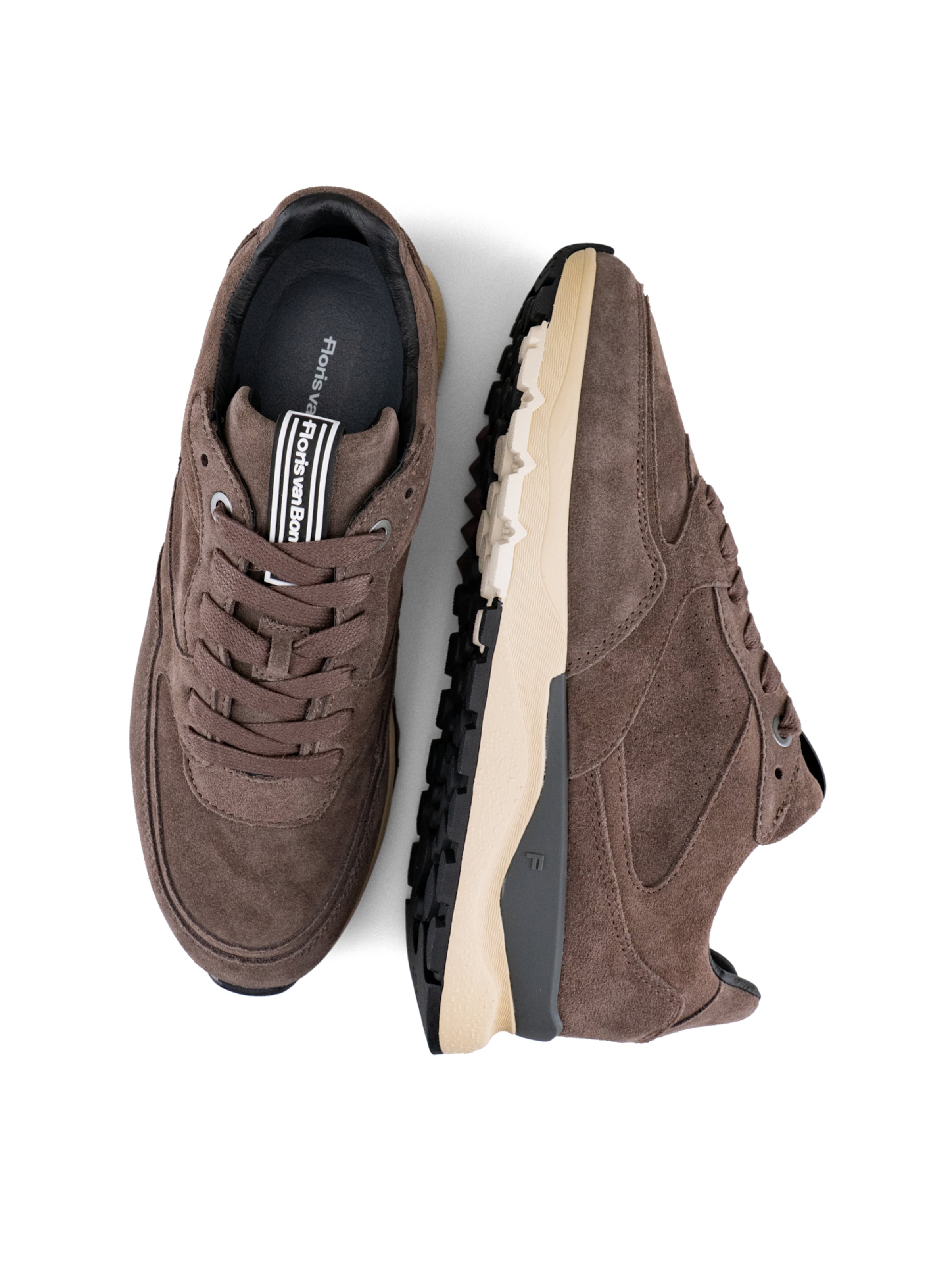 Sneaker bassa 'De Treener 07' di Floris van Bommel in marrone