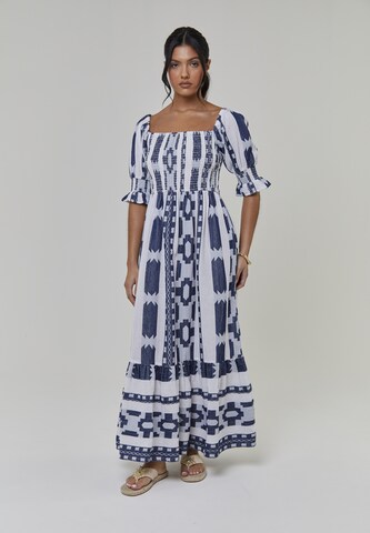 South Beach Kleid in Blau: Vorderseite
