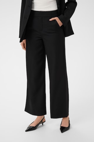 Kaffe - regular Pantalón 'LOUIS' en negro