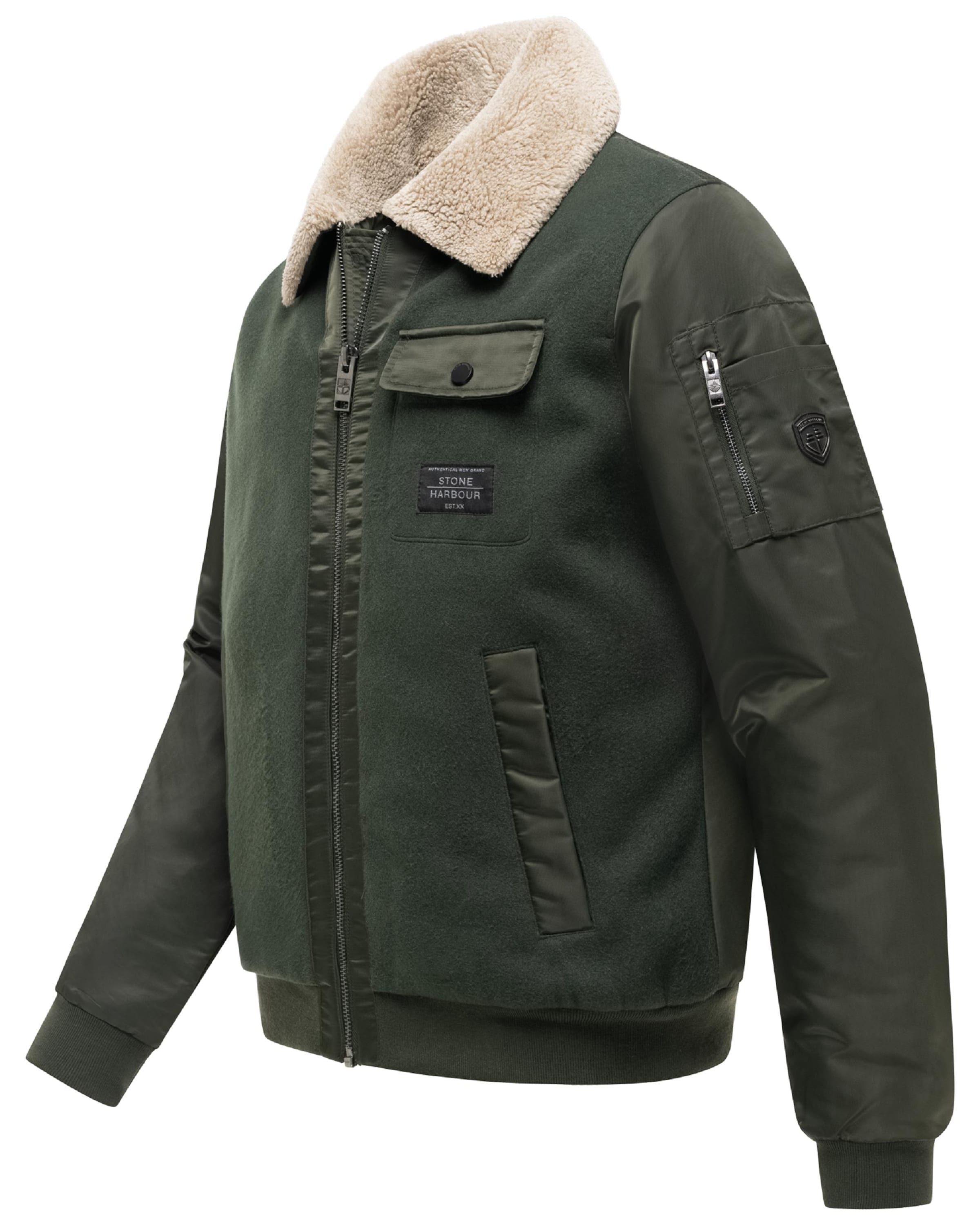 Veste mi-saison 'Somaeel XX' STONE HARBOUR en vert