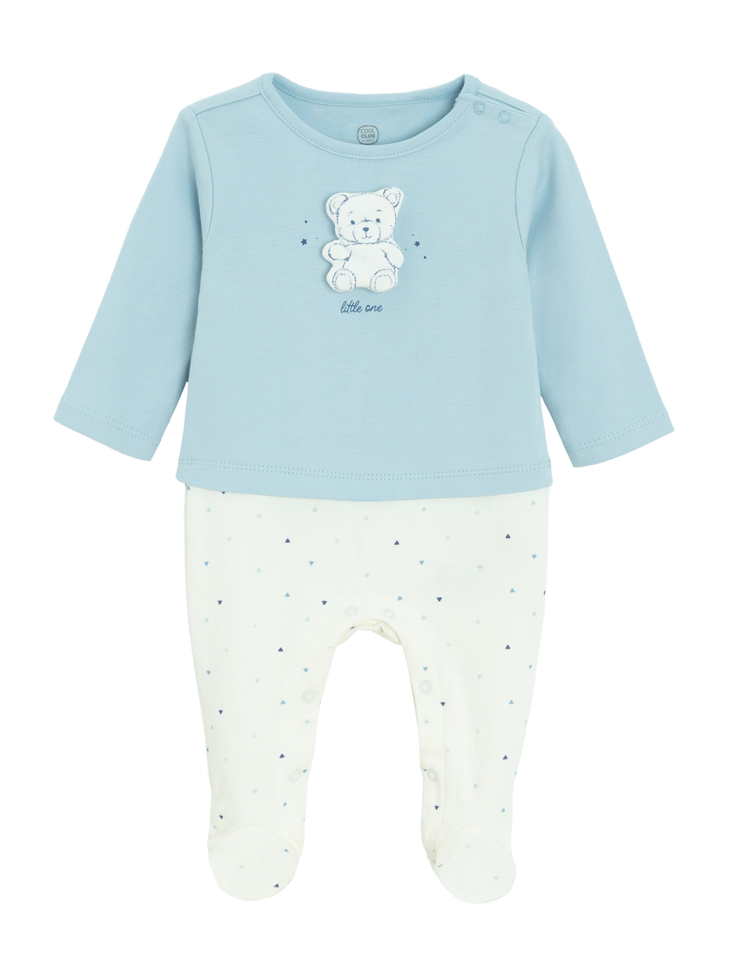 Cool Club - Mono en azul: frente