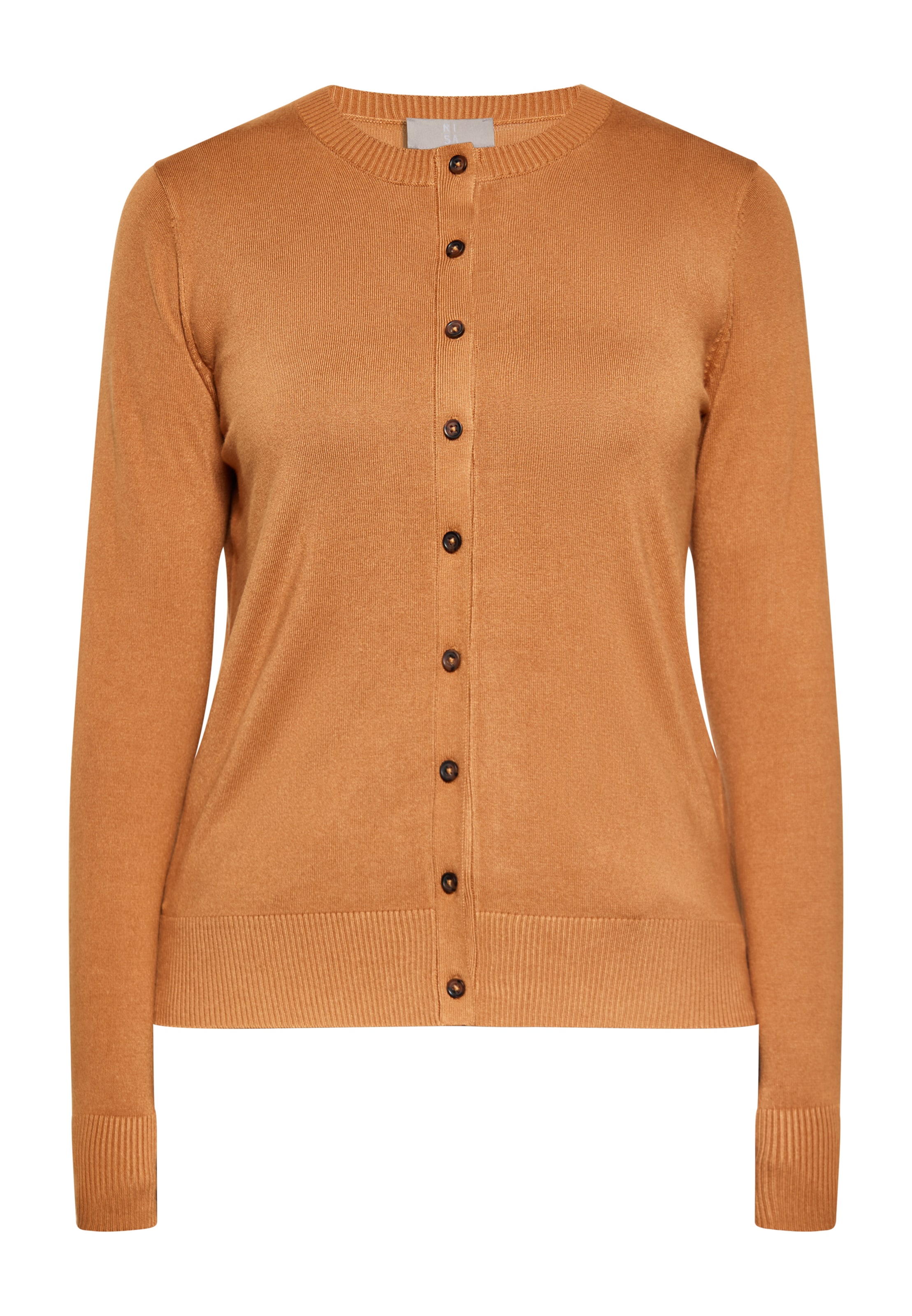 RISA Kampsun, värv pruun: eest vaates