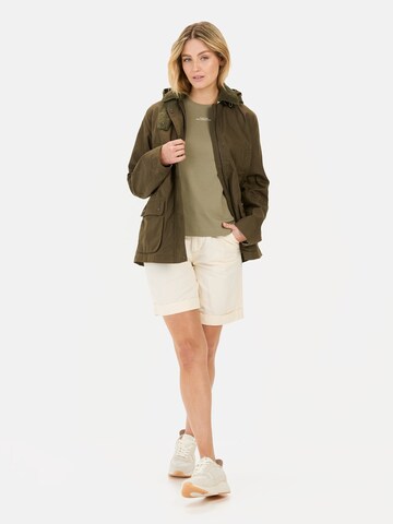 CAMEL ACTIVE Fieldjacket mit Cordkragen in Grün
