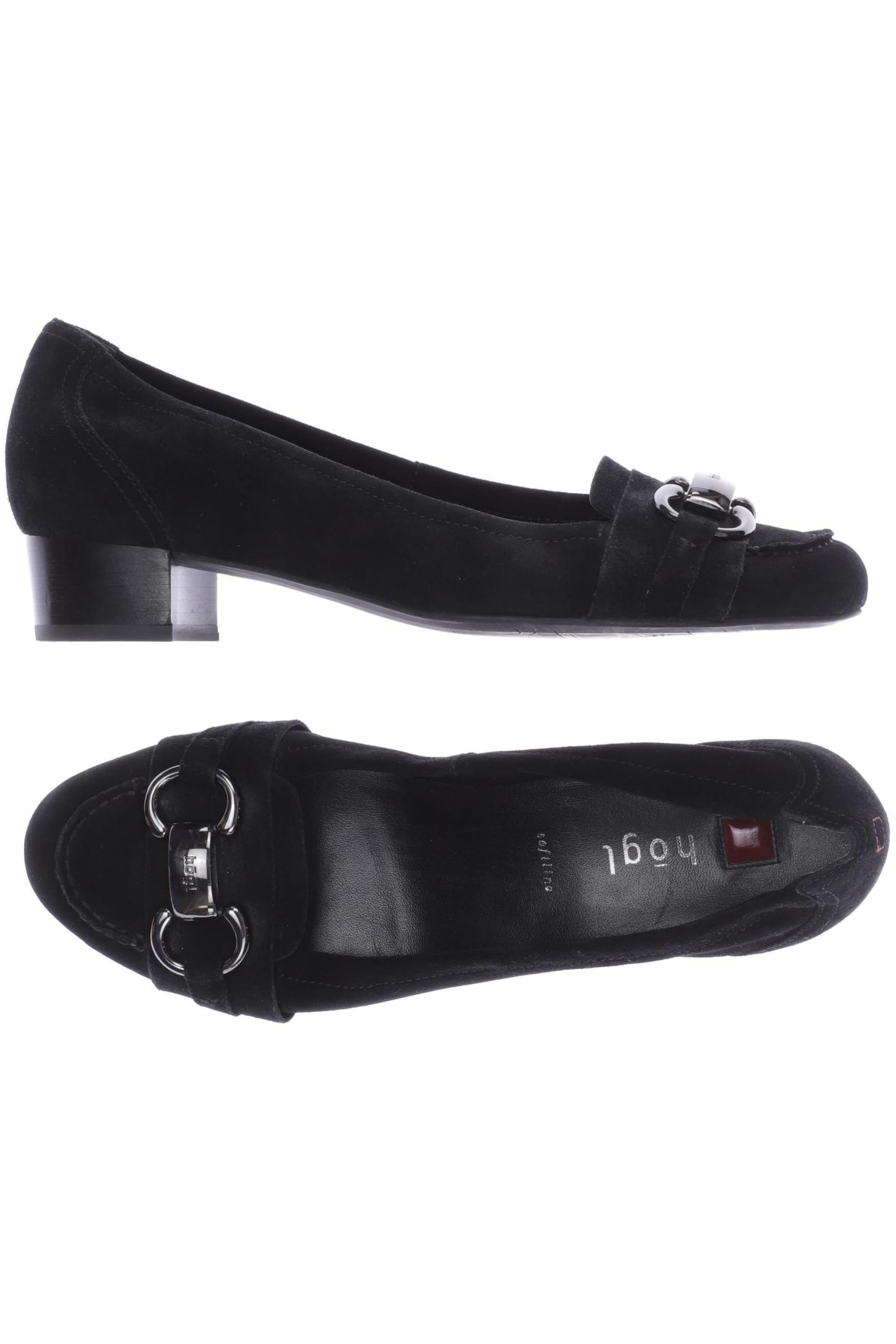 Högl Flats & Loafers in 39 in Black: front