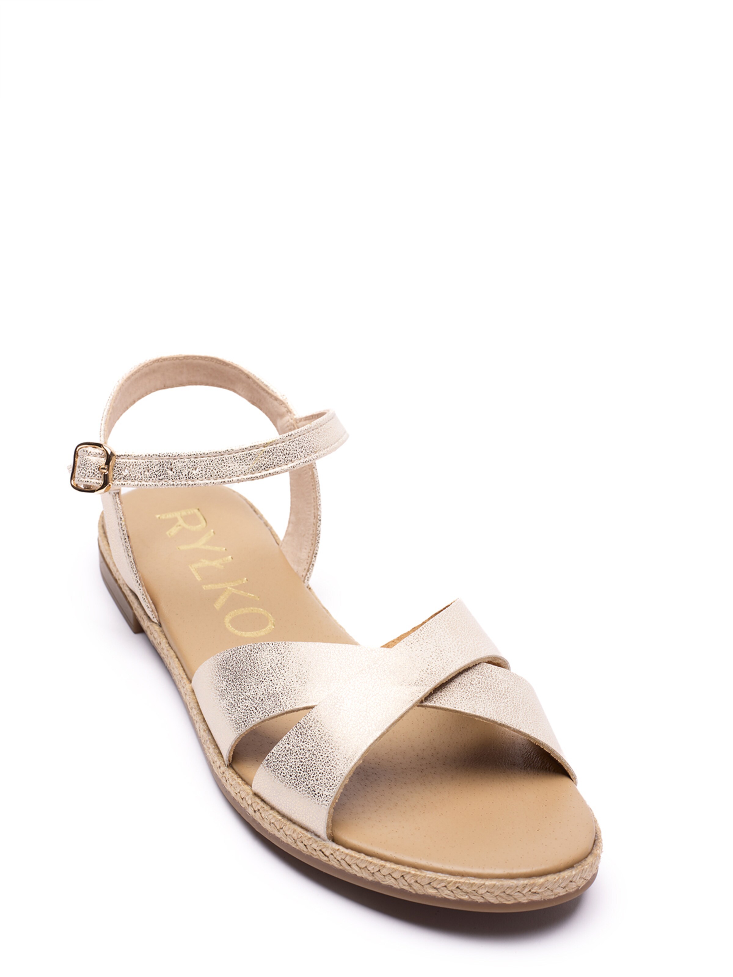 RYŁKO - Sandalias con hebilla en beige