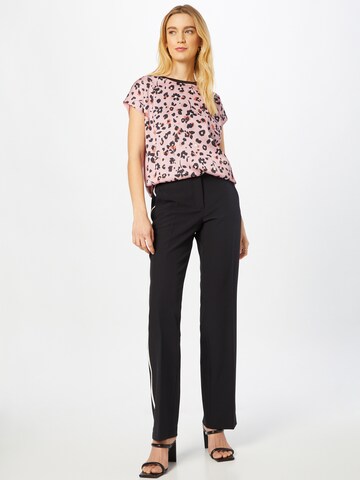 MORE & MORE Regular Pleated Pants 'Marlene' in Black