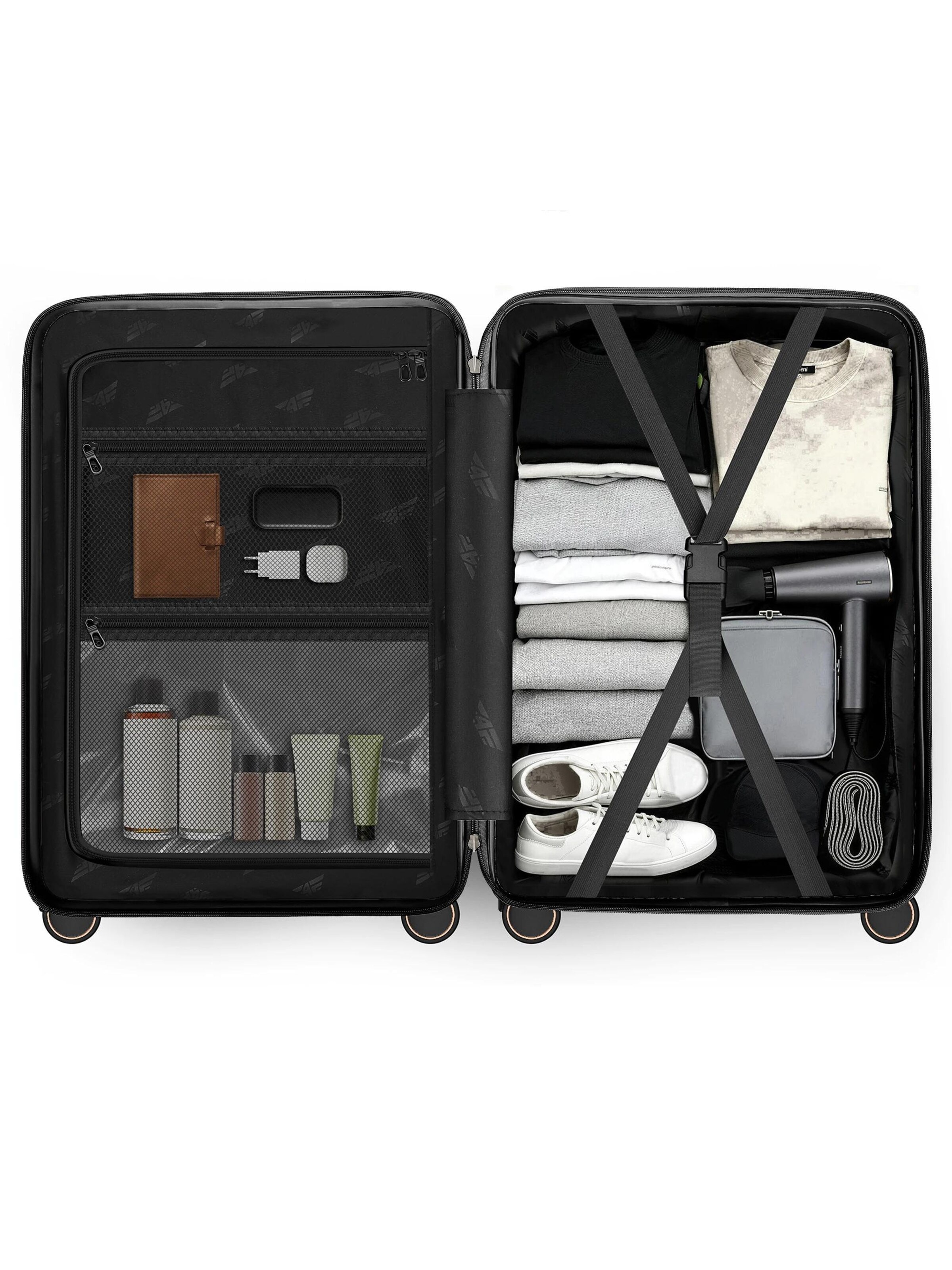 4FLY Suitcase Set in Black