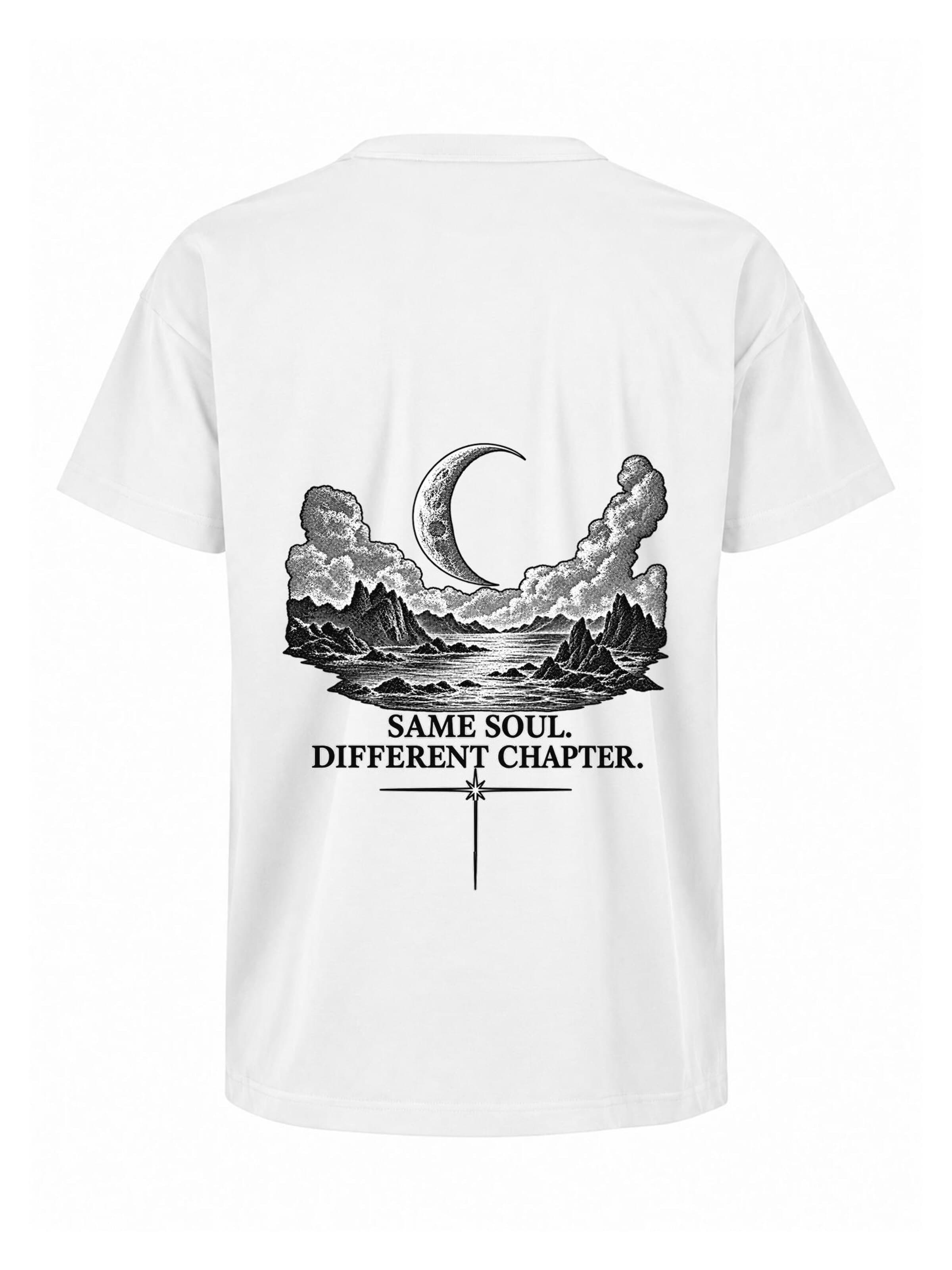 LUNØIR Studio Póló 'Different Chapter - Minimal' - fehér: elől