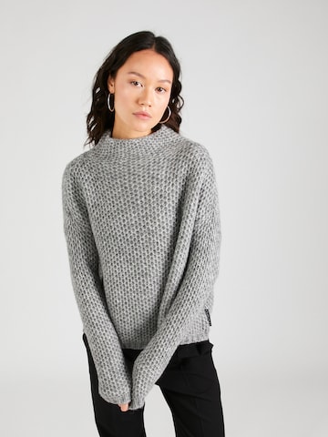 HUGO Sweater 'Safineyna' in Grey: front