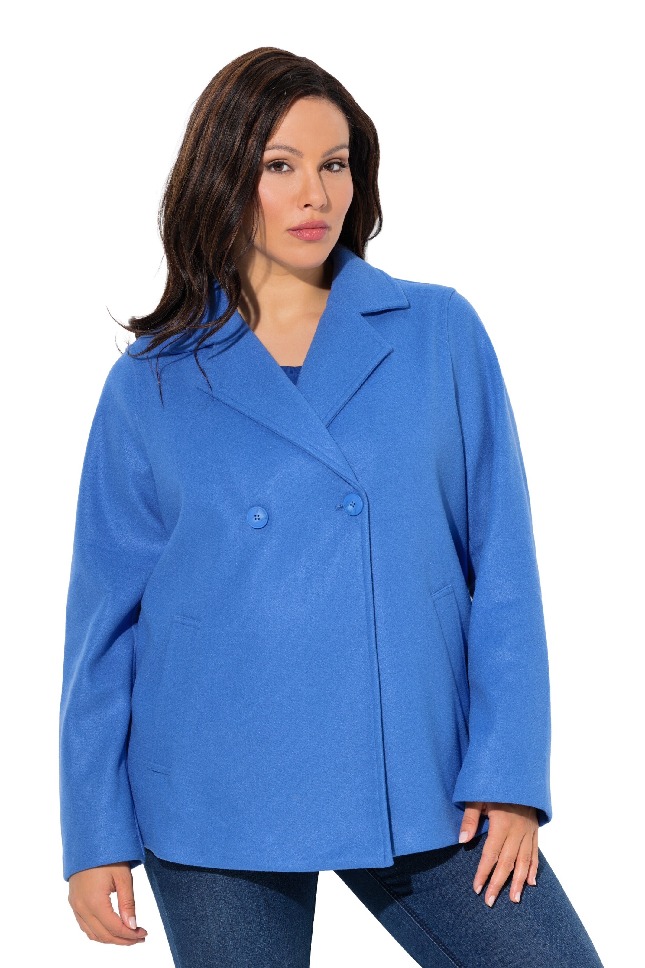 Ulla Popken Blazer in Blue: front