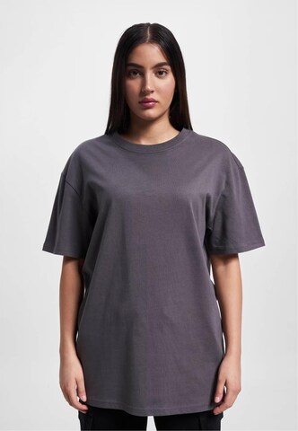 T-Shirt 'Happy' DEF en gris : devant
