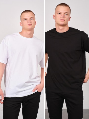 C&City T-Shirt in Schwarz: Vorderseite