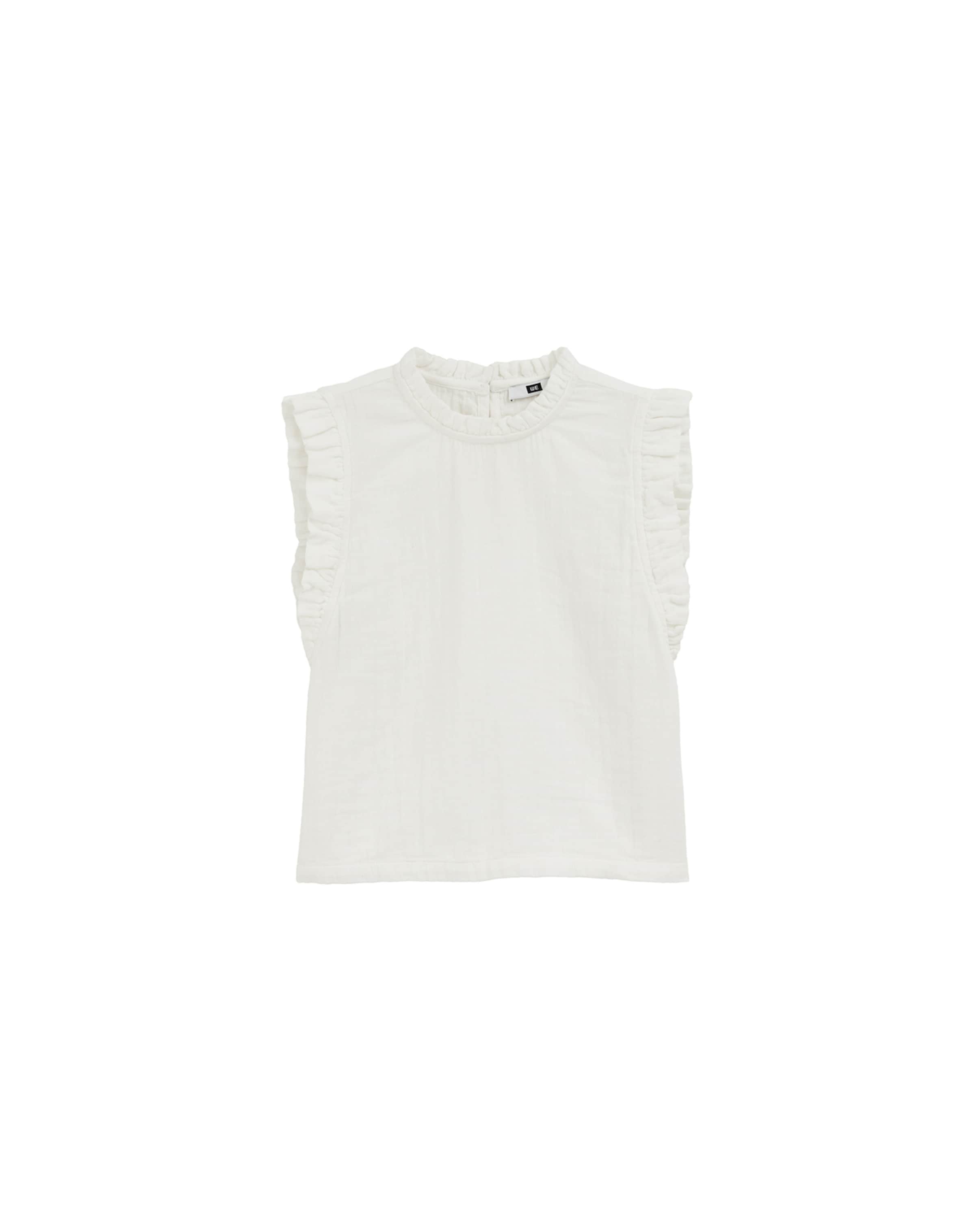 WE Fashion Blouse in White: front