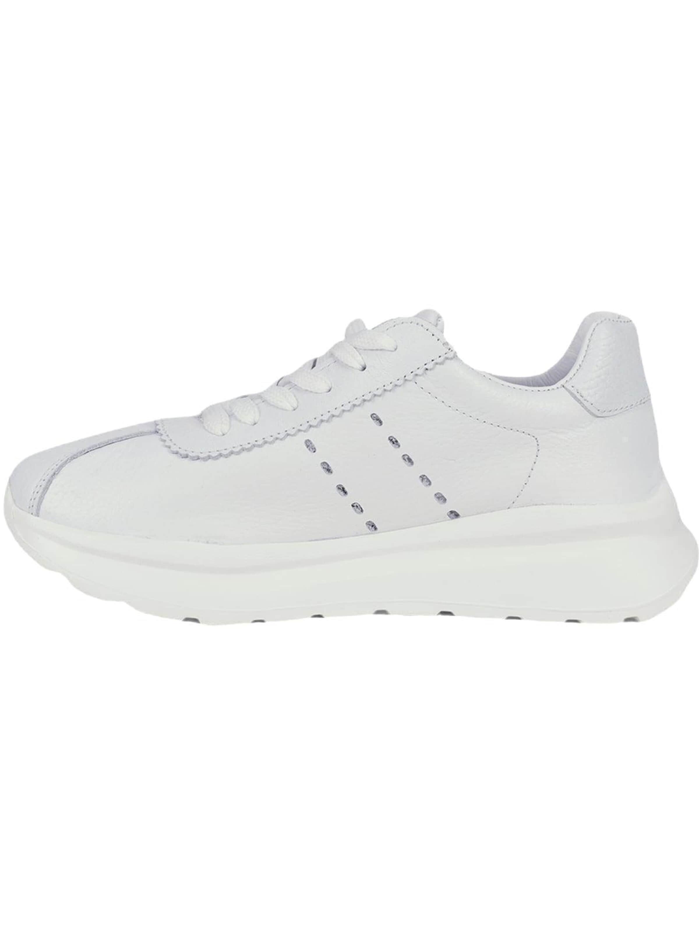 Desa - Zapatillas deportivas bajas 'DESA Damen-Plateau-Sneaker aus Leder' en blanco