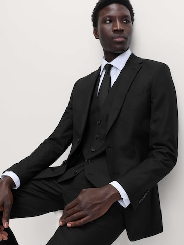 Marks & Spencer Slim fit Suit Jacket in Black: front