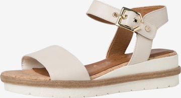 TAMARIS - Sandalias en beige: frente