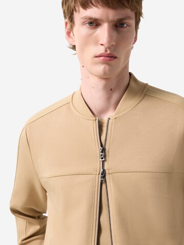 BOGNER Sweat jacket 'Lennox' in Beige