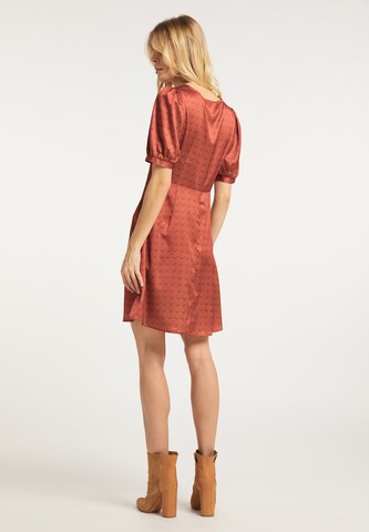 IZIA Shirt Dress in Orange