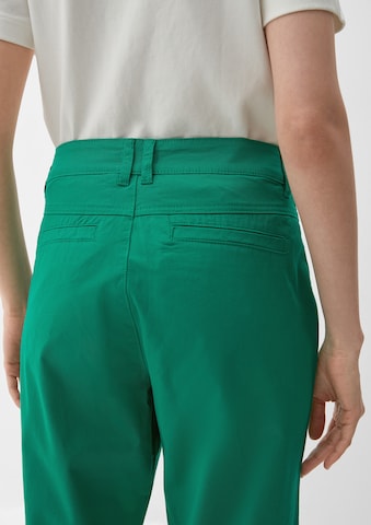 Coupe slim Pantalon s.Oliver en vert