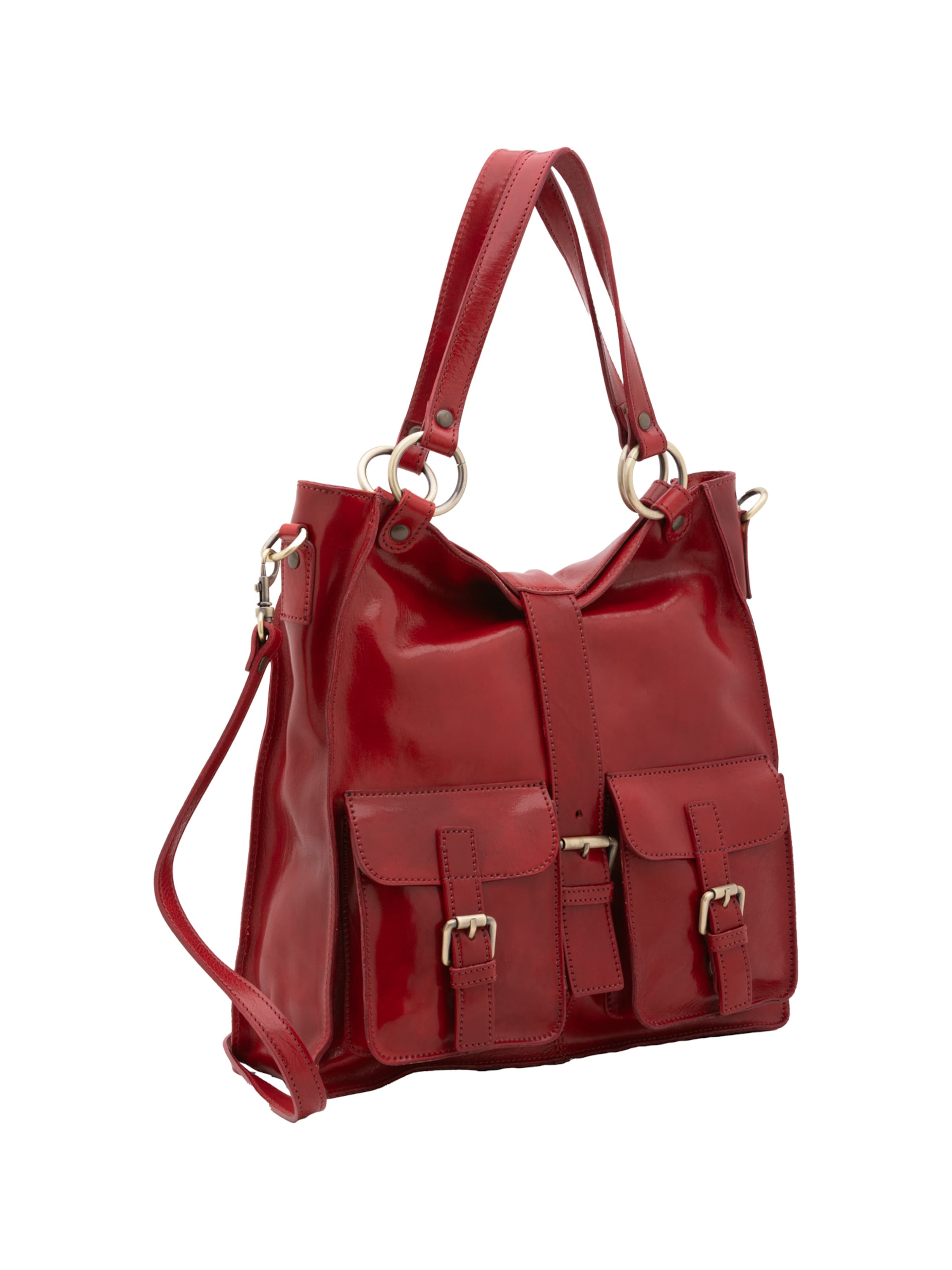 Viola Castellani Shoulder Bag ' ' in Rot: Vorderseite
