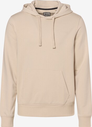 GUESS Sweatshirt in Beige: front