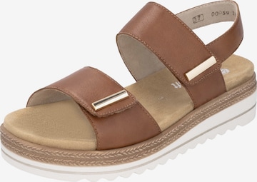 Sandales REMONTE en marron : devant