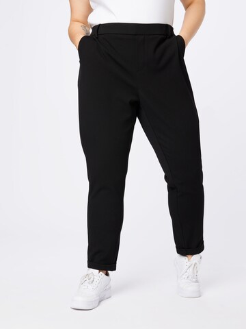 Regular Pantalon 'Kaya' Vero Moda Curve en noir : devant