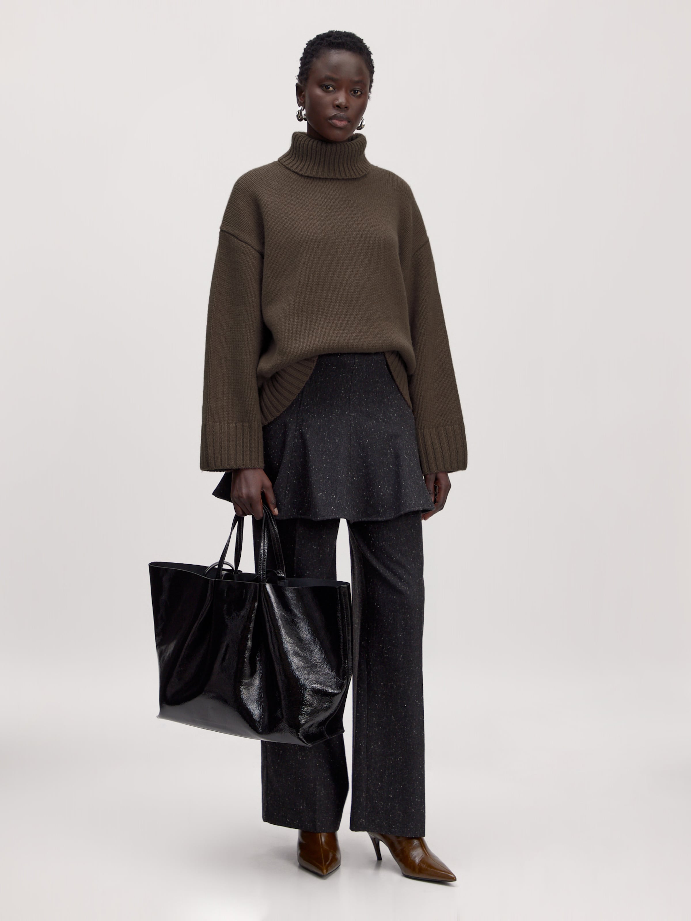 Oversize Pullover aus Wollmix 'Eireen'