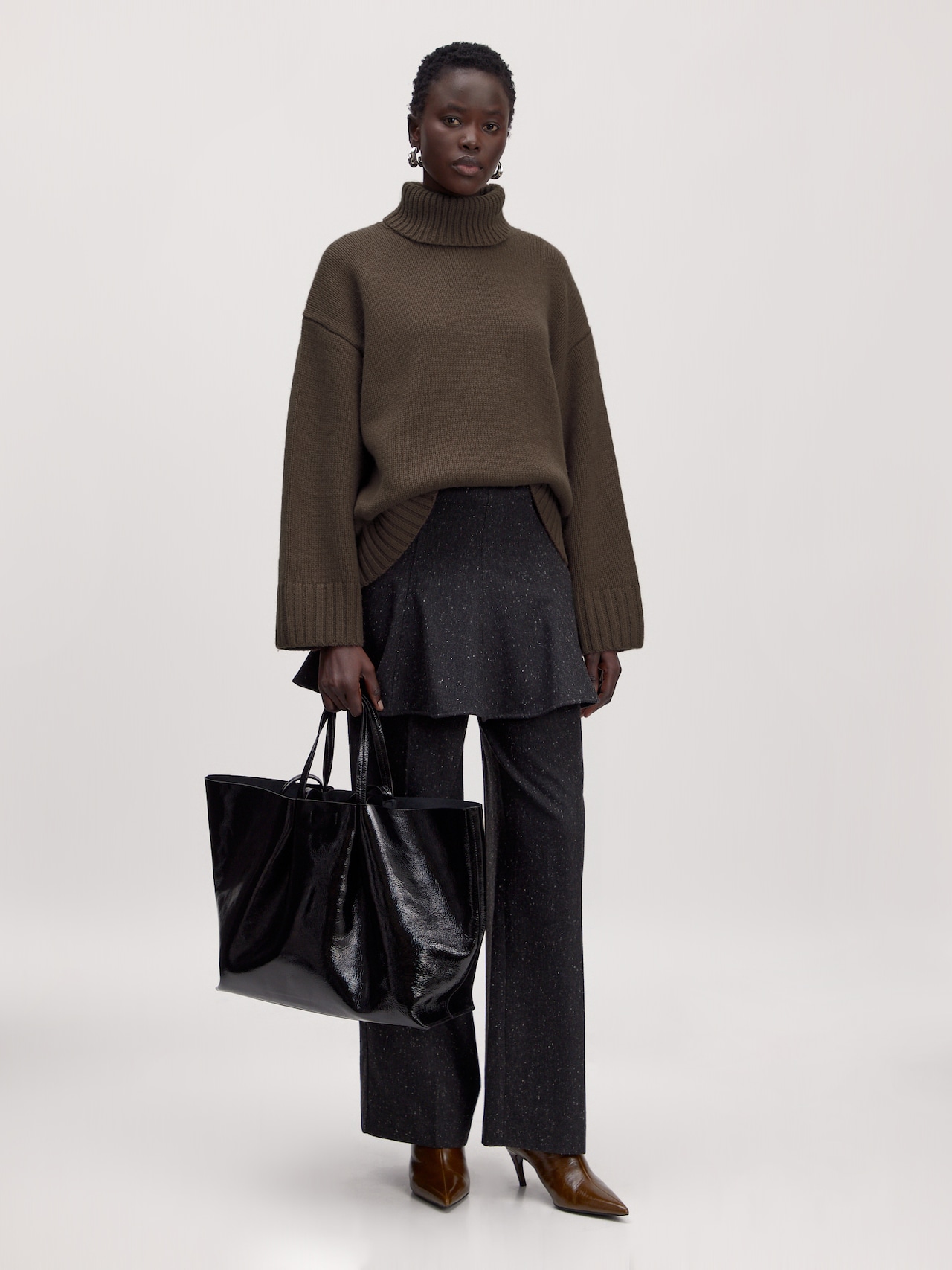 EDITED Pullover 'Eireen' marrone