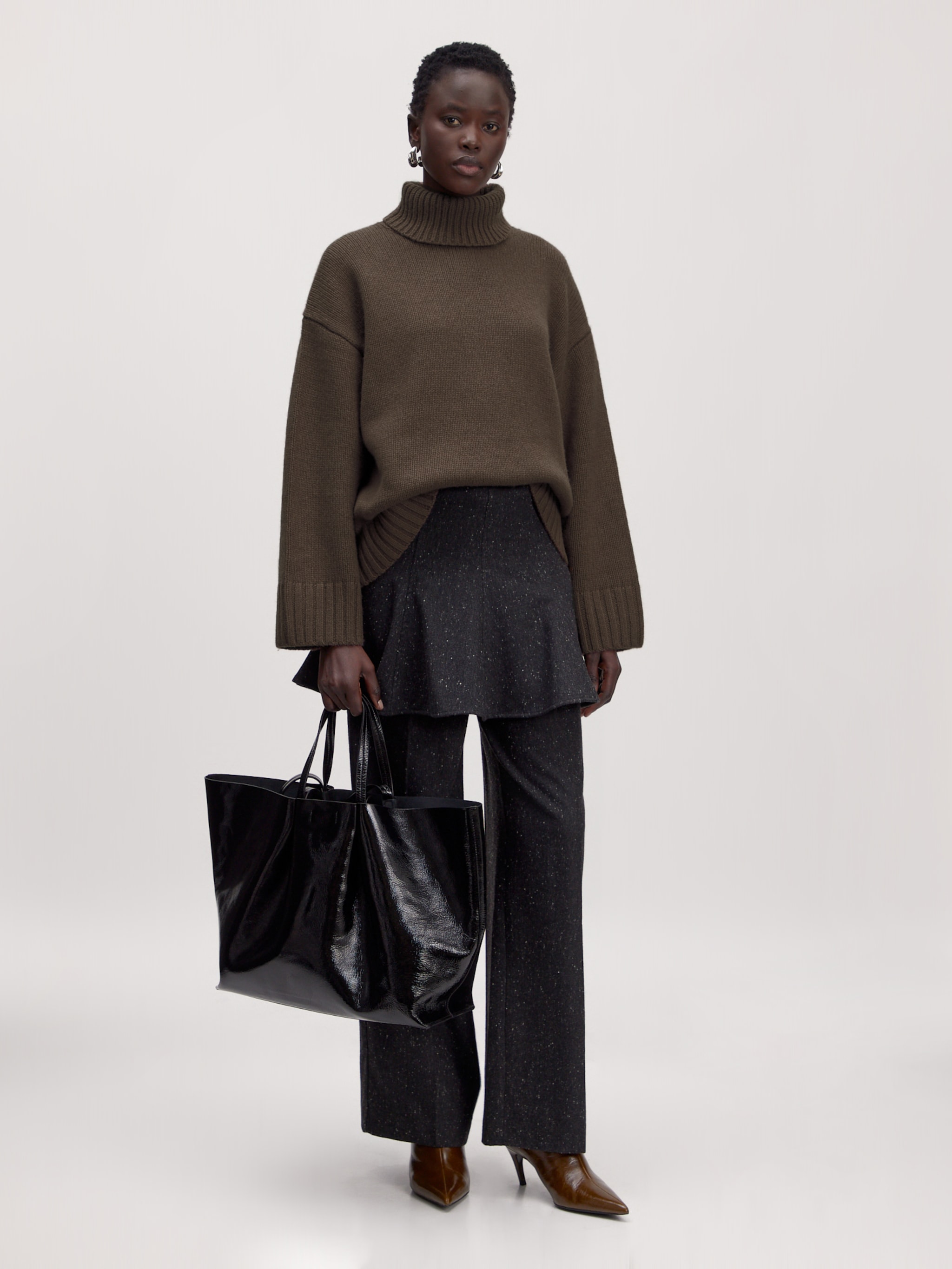 EDITED Produits Pull-over 'Eireen' marron