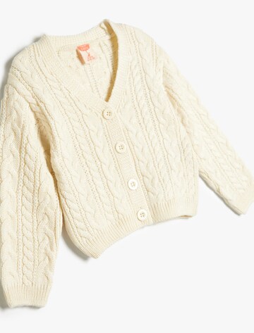Koton Gebreid vest in Beige