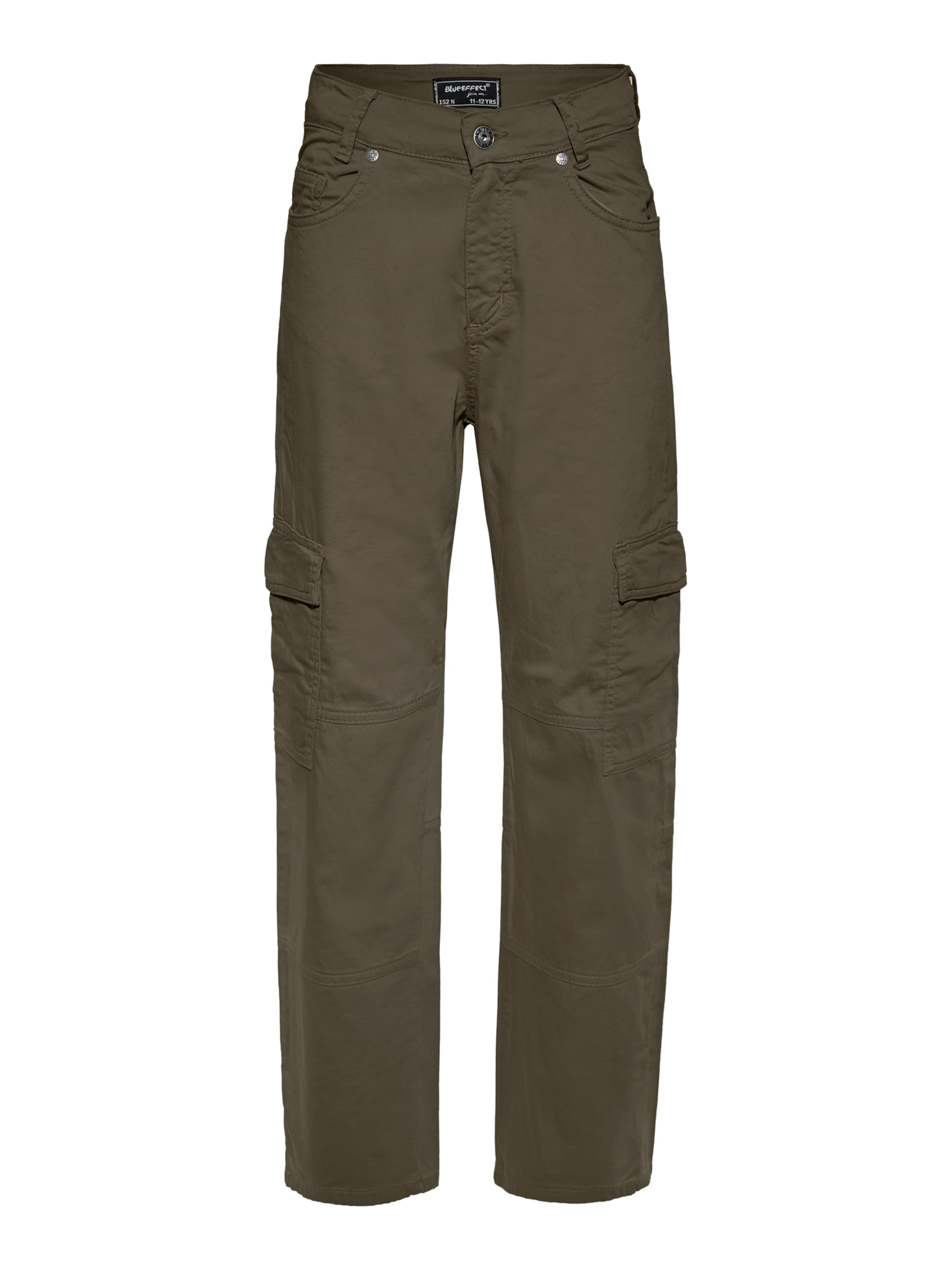 BLUE EFFECT Avar lõige Püksid, värv roheline: eest vaates