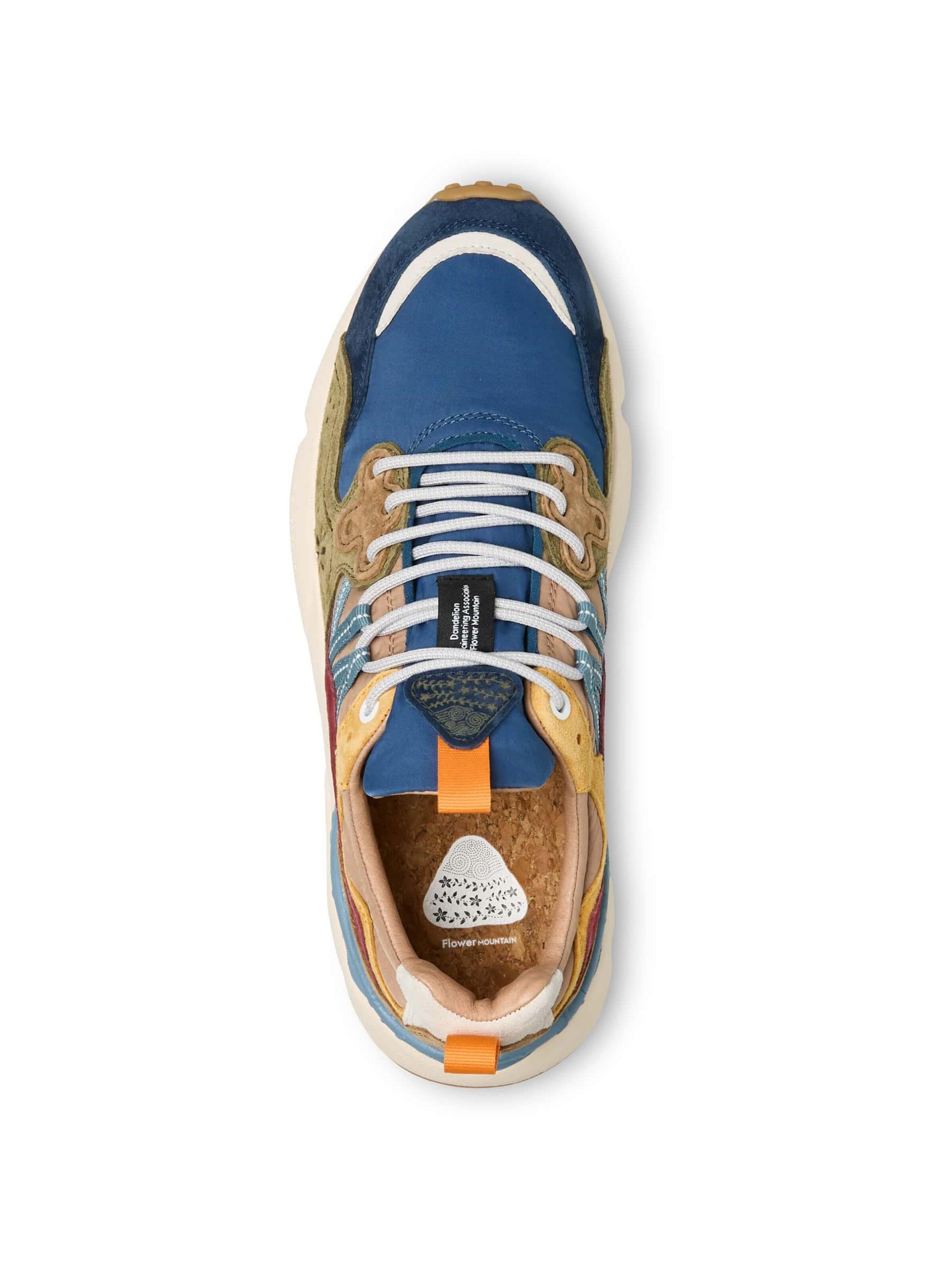 Baskets basses 'YAMANO 3 MAN' Flower Mountain en bleu