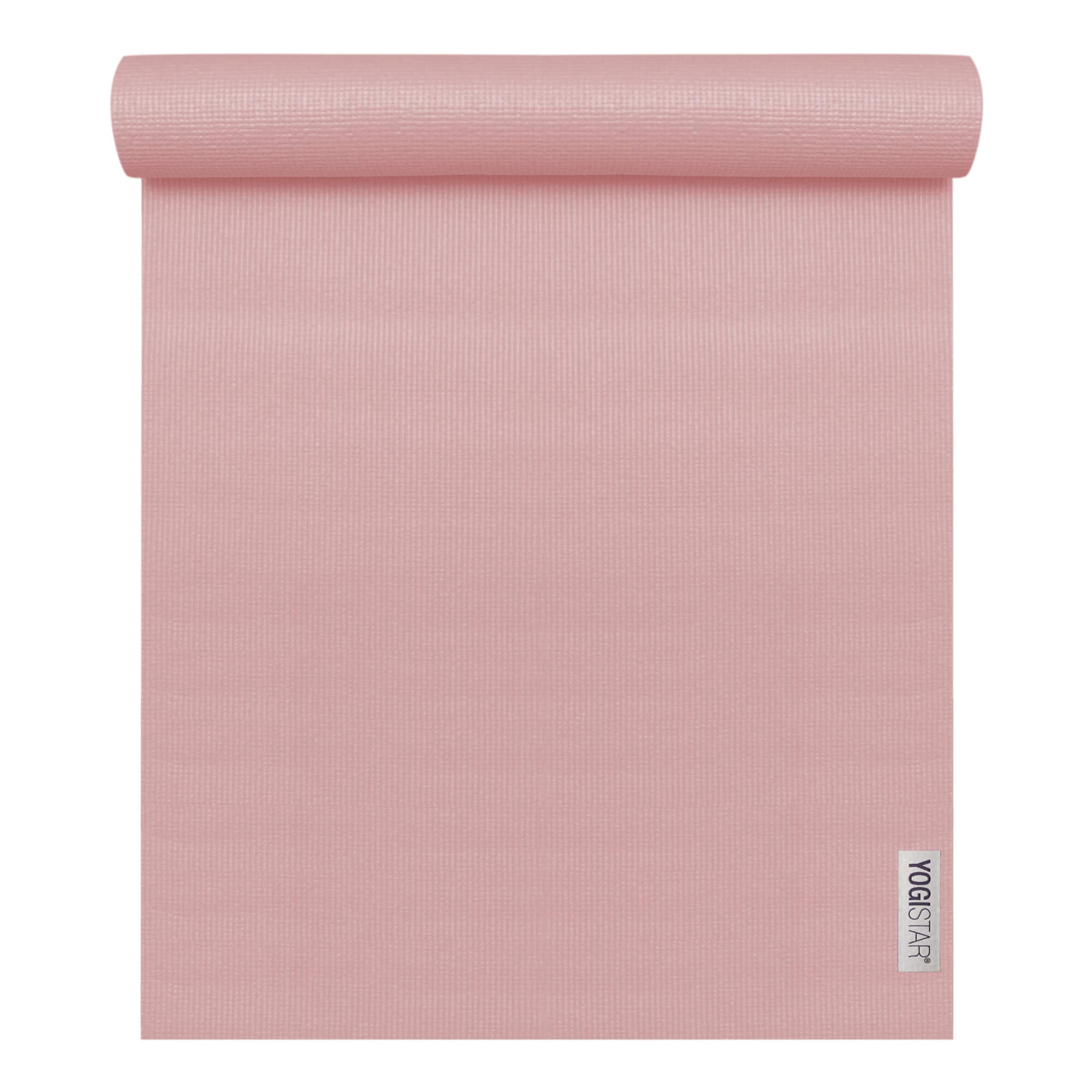 YOGISTAR.COM Yogamatte in Pink: Vorderseite