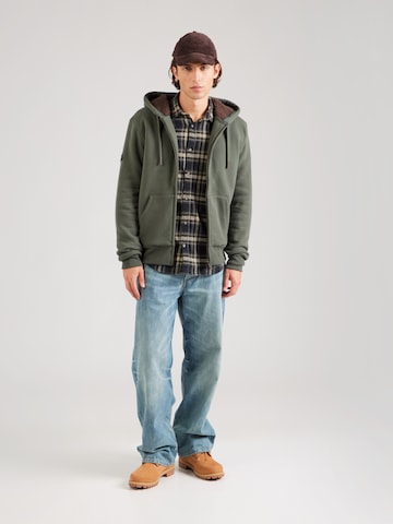 Giacca di felpa di Superdry in verde