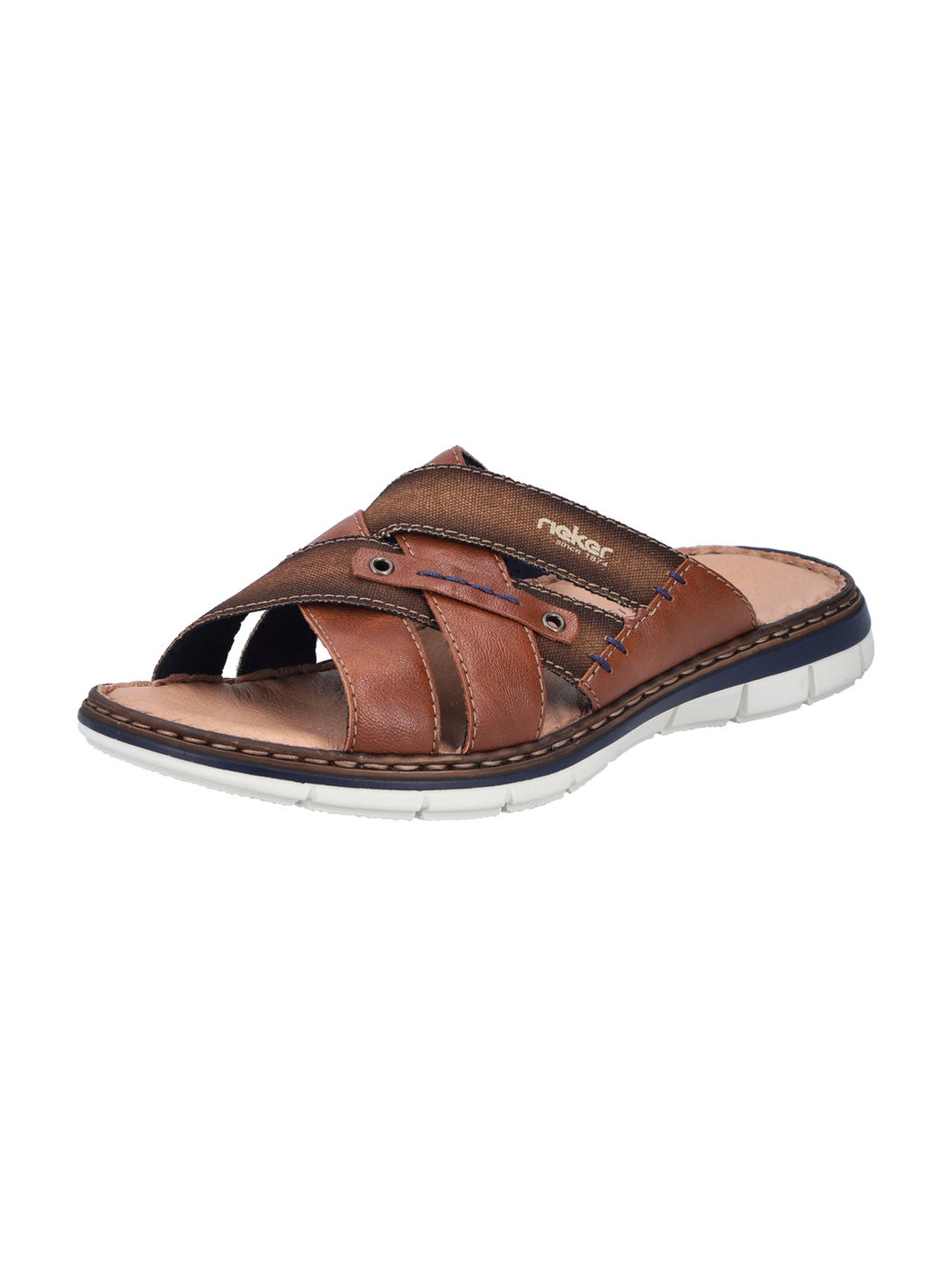 Rieker Pantoletter i brun: forside