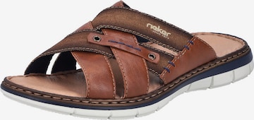 Mule Rieker en marron : devant