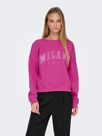 ONLY - Sweatshirt em vermelho