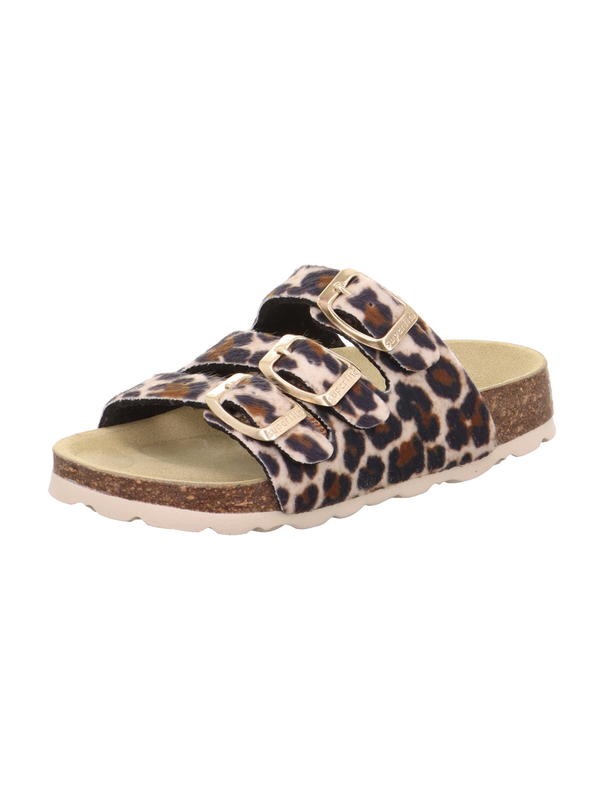 SUPERFIT Pantolette in Beige: Vorderseite