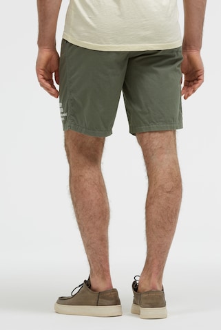 CAMP DAVID Regular Basic Shorts aus Twill mit Elastikbund in Grün