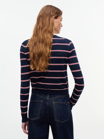 Tommy Jeans Strickjacke 'Essential' in Blau