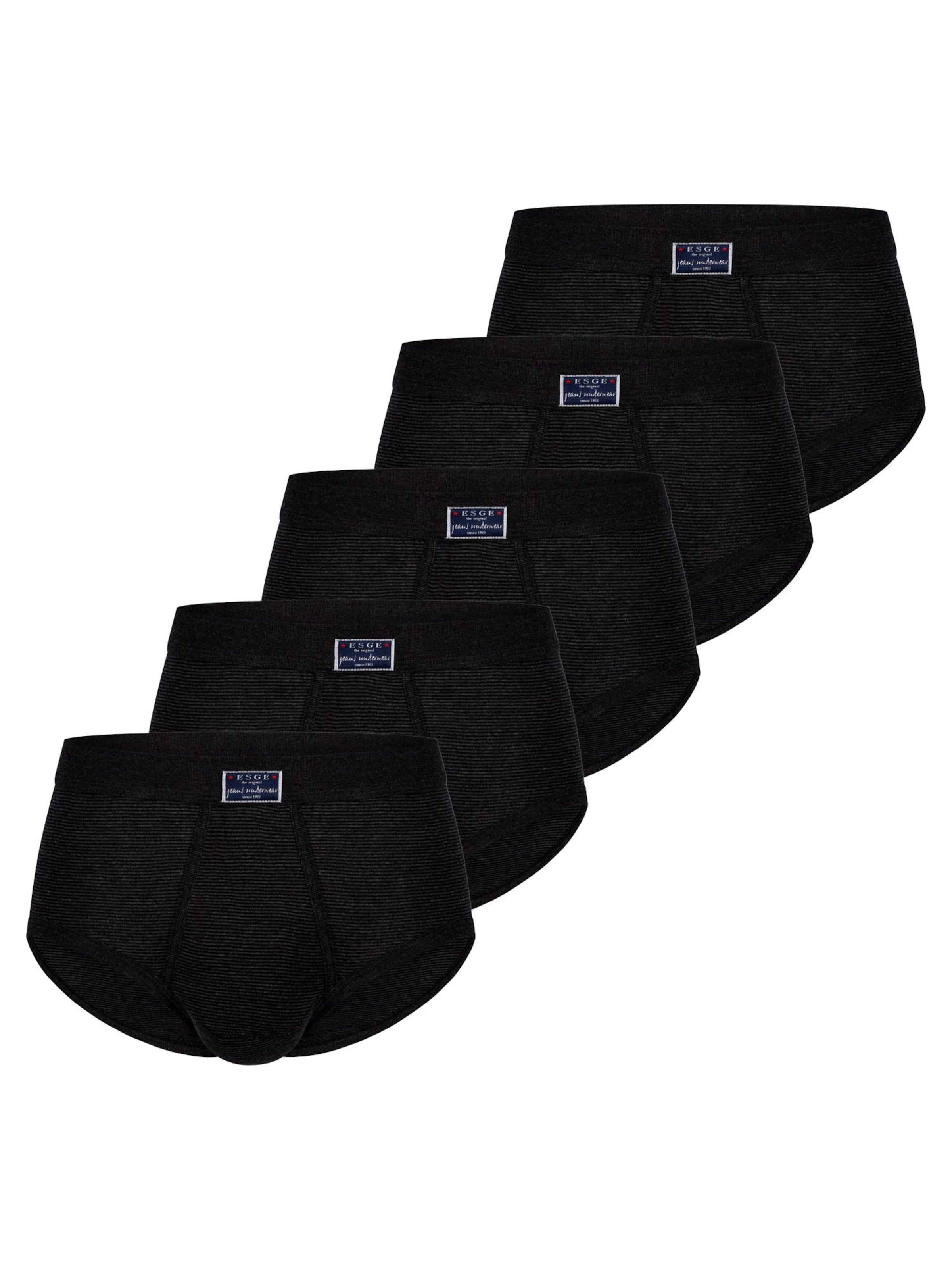 ESGE Panty 'Feinripp Jeans' in Black: front