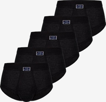 ESGE Slip 'Feinripp Jeans' in Schwarz: Vorderseite